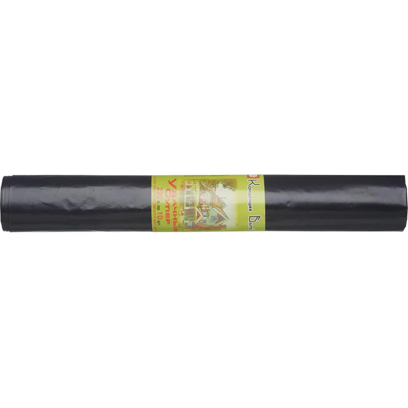 Мешки для мусора ПВД 220л 45мкм 10шт/рул черные 90x130см Удачные Супер_СПБ Мешки для мусора ПВД 220л 45мкм 10шт/рул черные 90x130см Удачные Супер_СПБ