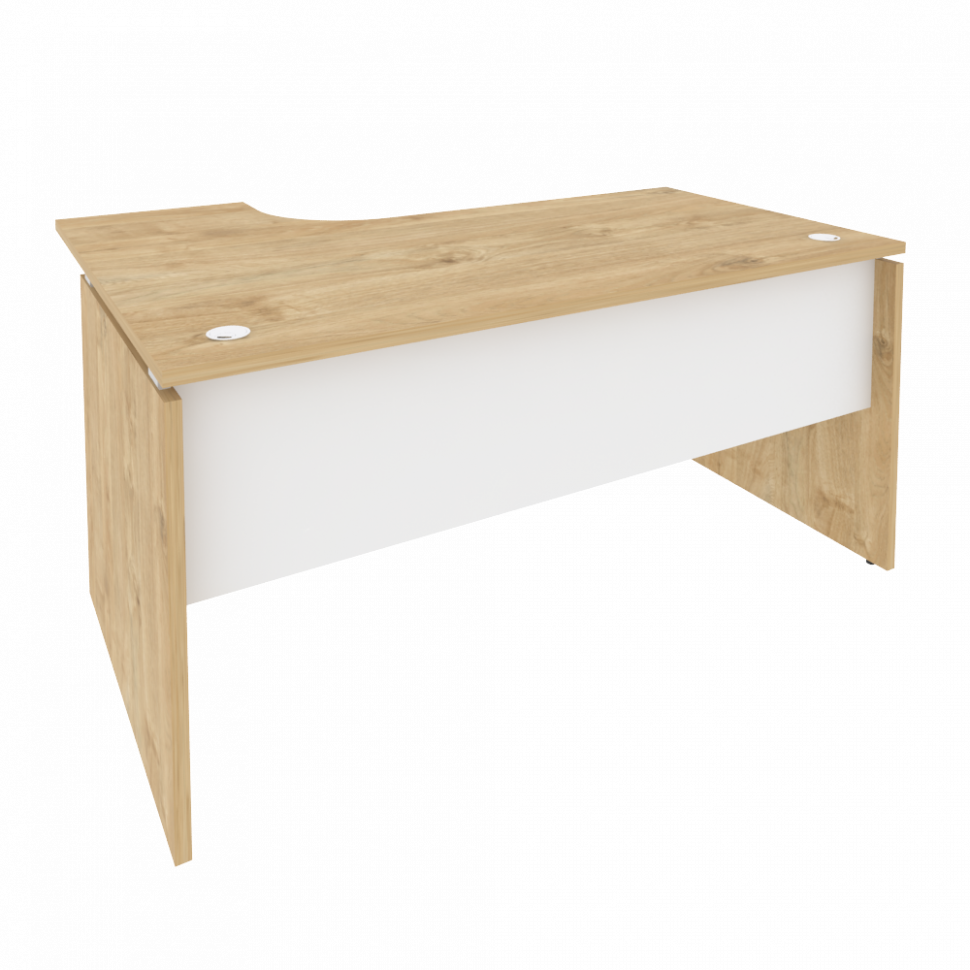 Onix Стол эргономичный правый O.SA-4 (R) Тиквуд Светлый/Белый Бриллиант 1580*1180*750 (800/460) Onix Стол эргономичный правый O.SA-4 (R) Тиквуд Светлый/Белый Бриллиант 1580*1180*750 (800/460)