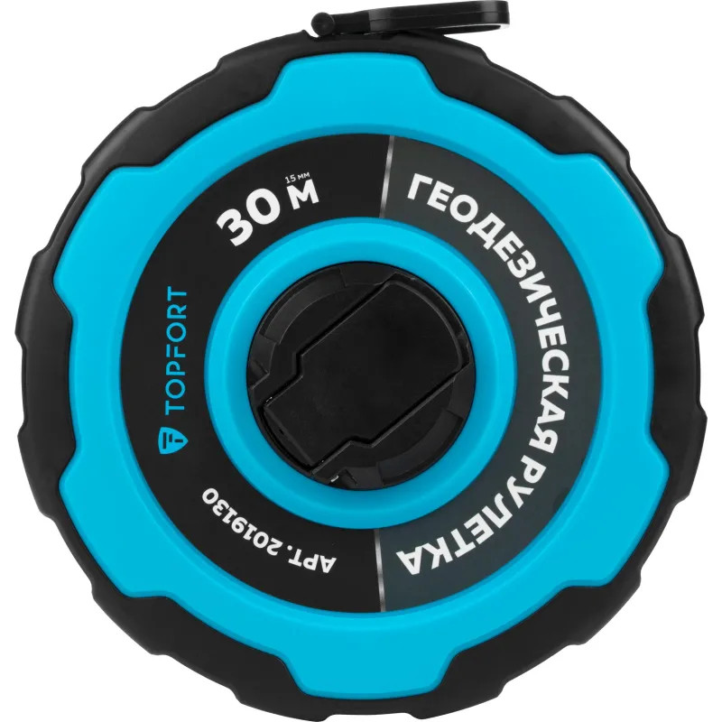 Рулетка геодезическая TOPFORT Master 30 м х 15 мм в прорезин корп (2019130)