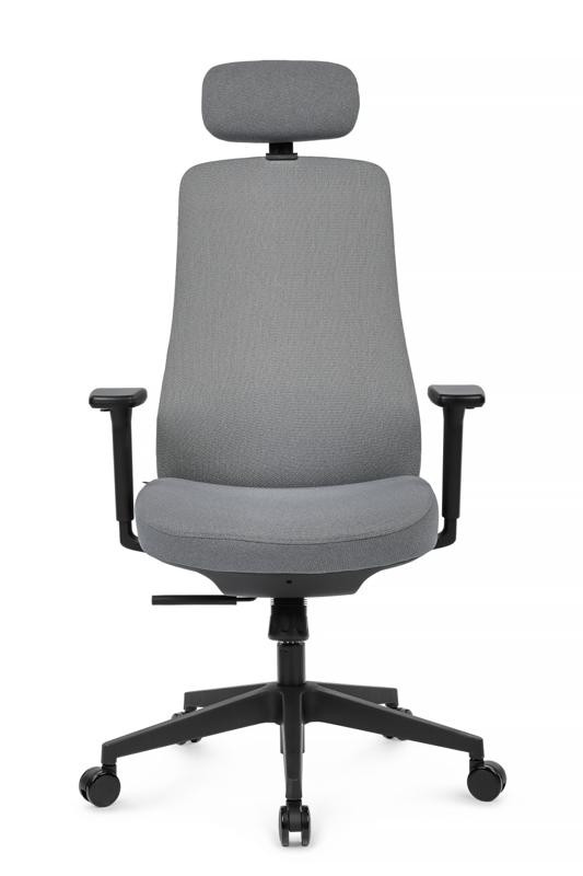 Кресло Miro 6249A Черный пластик/Серый