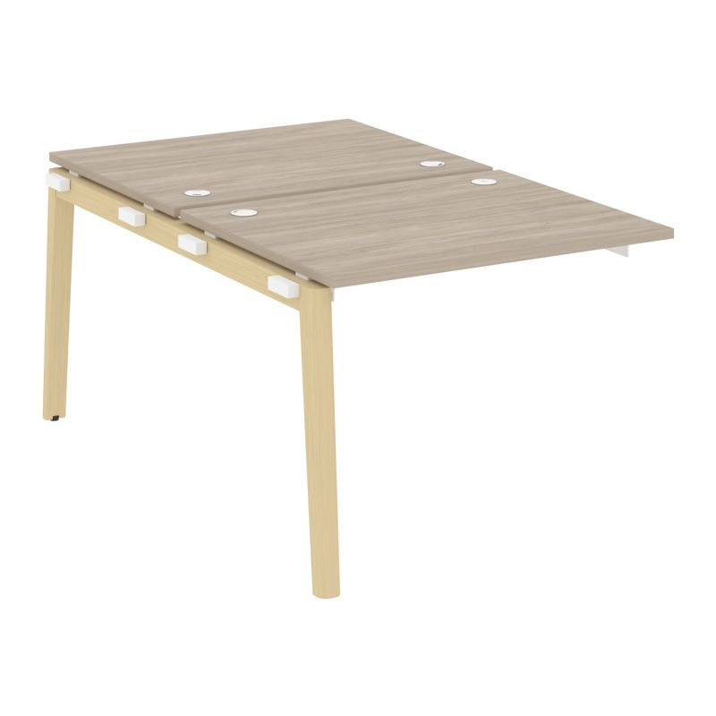 Onix Wood Наборный эл. раб. станции OW.2.NRS-1.8 Дуб Аттик/Дуб Светлый/Металл Белый 980*1635*750