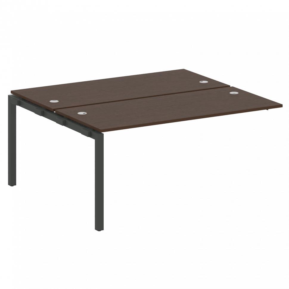 Metal System Quattro Проходной элемент рабочей станции на П-образном м/к 50БП.ПРС-СП-2.4 Венге Цаво/ Metal System Quattro Проходной элемент рабочей станции на П-образном м/к 50БП.ПРС-СП-2.4 Венге Цаво/