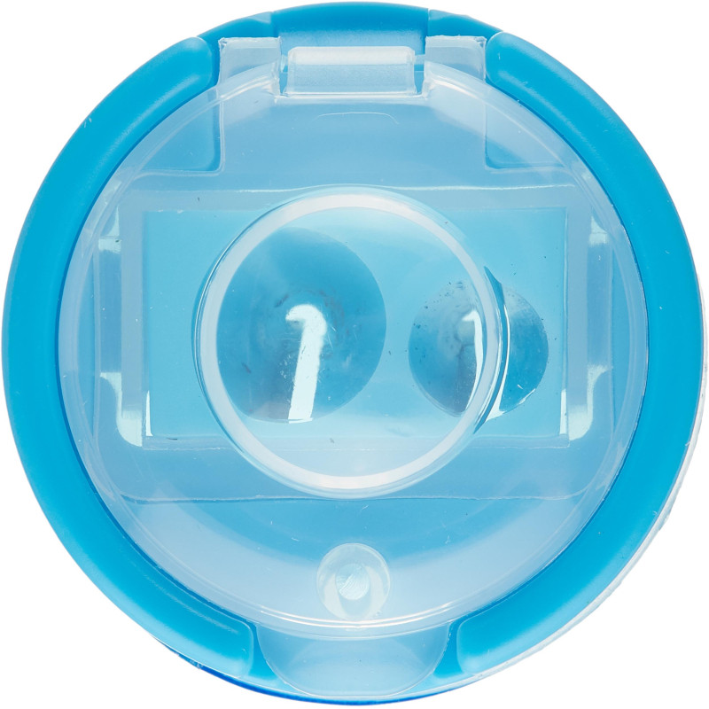 Точилка Attache Economy на 2 отв., c цветным контейнером, ассорти