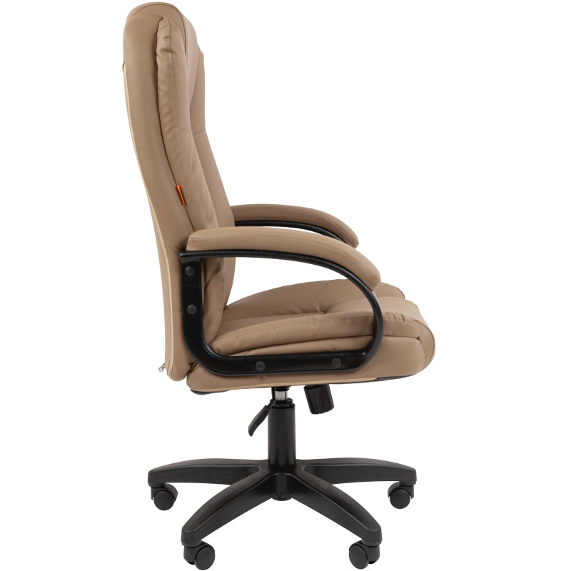 Кресло VT_Chairman 600LT чер.пласт экопремиум бежевый