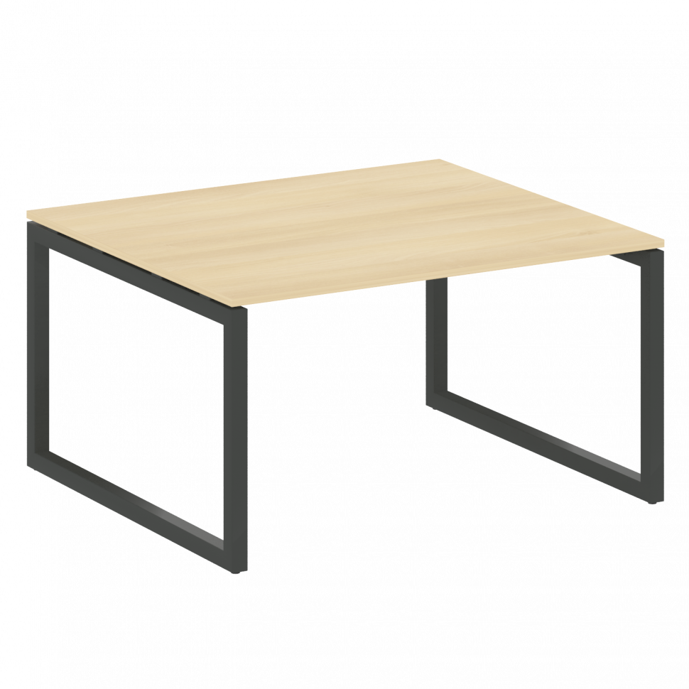 Metal System Quattro Переговорный стол (1 столешница) на О-образном м/к 50БО.ПРГ-1.3 Акация Лорка/Ме
