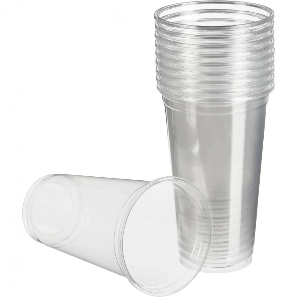 Стакан одноразовый 500мл. прозрачный ПЭТ-шейкер 1000шт/кор