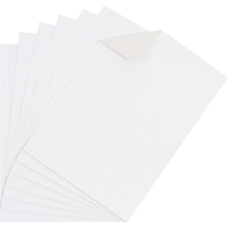 Картон белый  8л,А4 мелованный Отличник