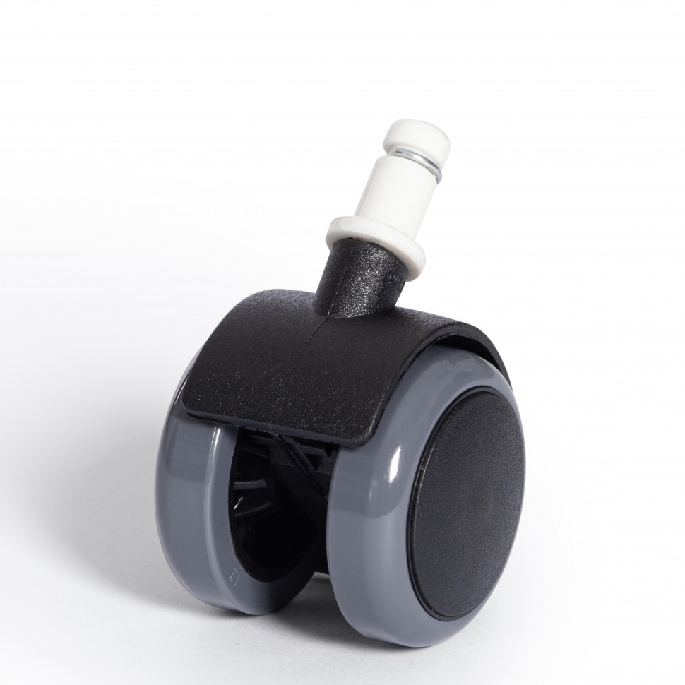 Набор роликов для металл крестовины, ПУ для паркета/ламината, 5 штук, D11 черный