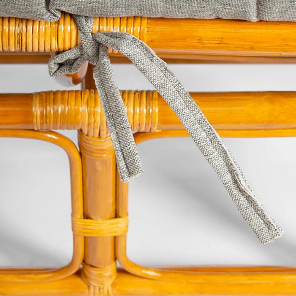 Мебельный ремешок Мамасан/Папасан 57 см, ткань, серо-бежевый, 3M 16/2, 57х3х0,5см