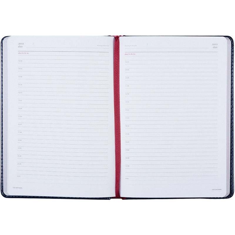 Ежедневник недатированный А5 Sidney Nebraska, син,сер.обрез,272стр 3-128/12