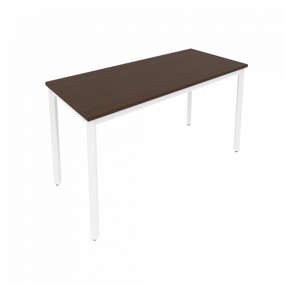 Slim Стол письменный на металлокаркасе С.СП-5.1 Венге Цаво/Металл Белый 1380*600*750
