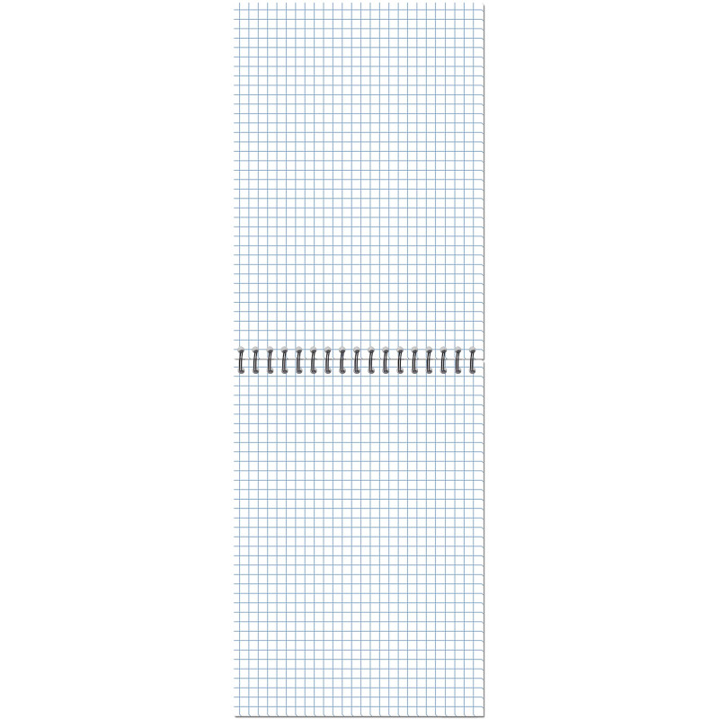 Блокнот А5 60л Attache Nature Beige flowers клет,65г,100%,греб,карт,ВД-лак