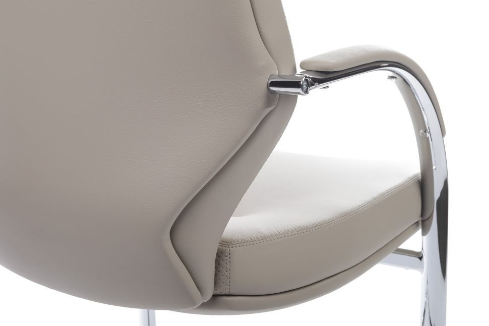 Кресло Alonzo-CF С1711 Светло-серый (MB918) натуральная кожа 68*68*102-108
