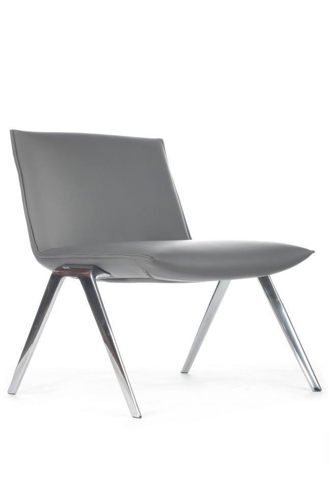 Кресло Essex F2313 Серое экокожа-микрофибра (NX9721)