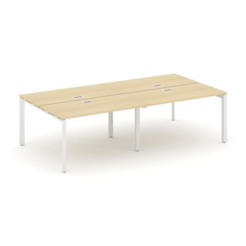 Style Project Рабочая станция двухсторонняя SN-59P.DRS-031 Акация Лорка/Металл Белый/Белый Заглушка