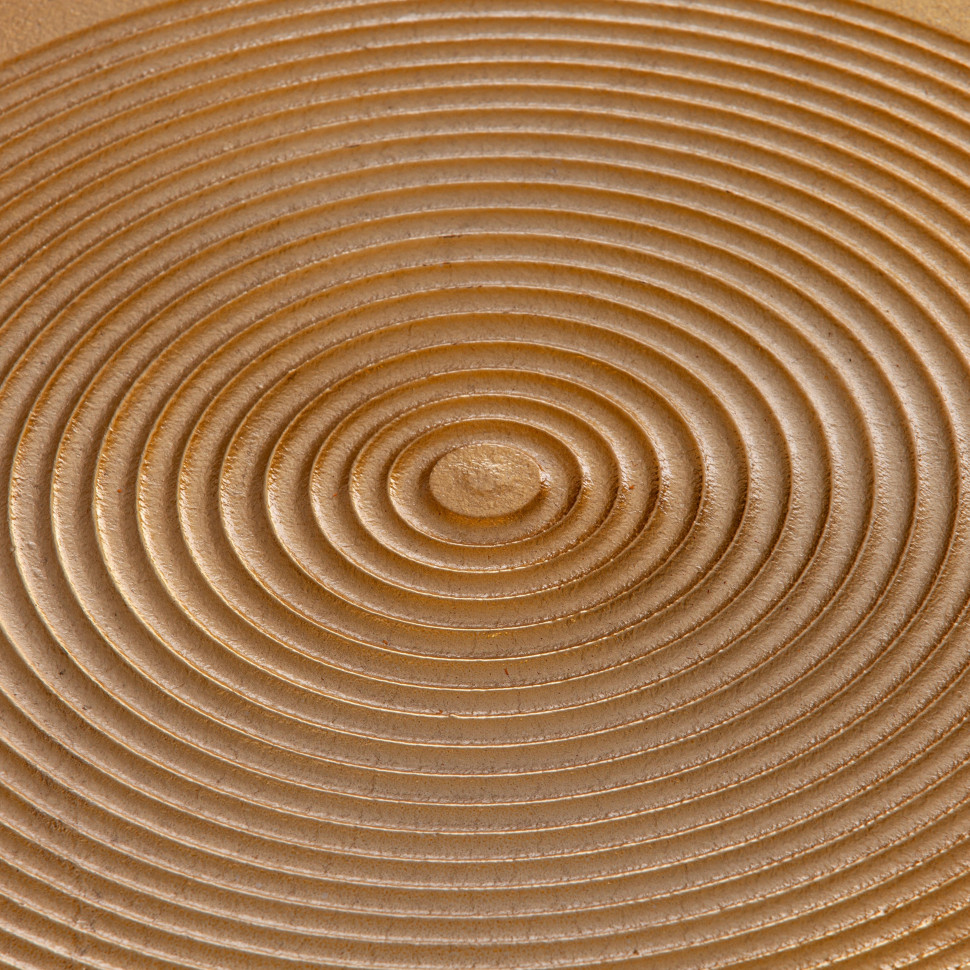 Столик кофейный Secret De Maison BLOOM ( mod. 11873-B ) алюминиевый сплав, 46*46*51 см, черный/античная медь