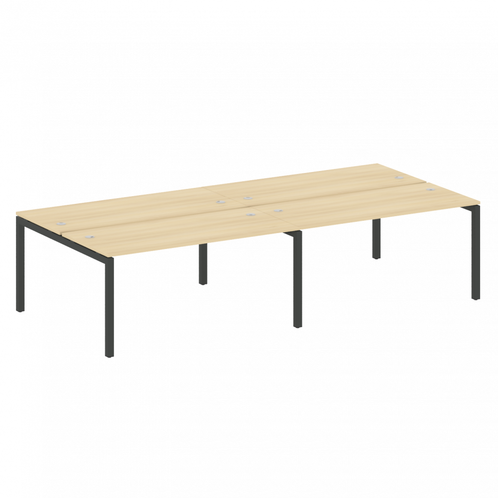 Metal System Quattro Рабочая станция на 4 места на П-образном м/к 50БП.СМ-4.4 Акация Лорка/Металл Ан Metal System Quattro Рабочая станция на 4 места на П-образном м/к 50БП.СМ-4.4 Акация Лорка/Металл Ан