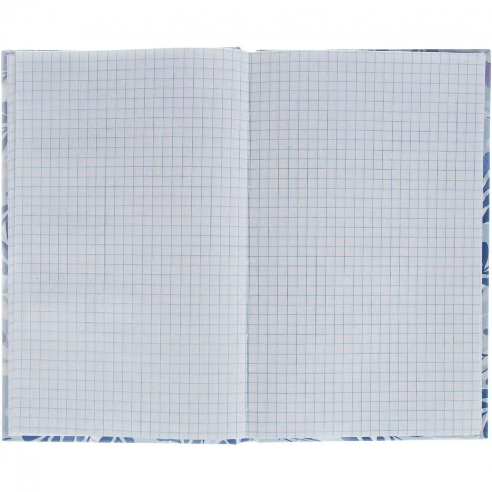 Бизнес-тетрадь А5,80л,7БЦ,клетка, Attache Economy Garden фиол