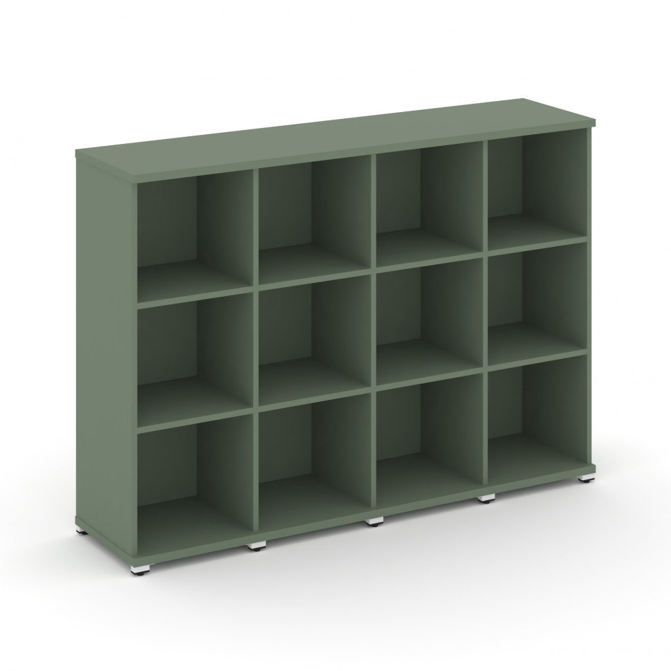 Concept Стеллаж 4 узкие секции, 3 ниши CN.STU-340 Кобо/Металл Белый 1668*420*1186 Concept Стеллаж 4 узкие секции, 3 ниши CN.STU-340 Кобо/Металл Белый 1668*420*1186