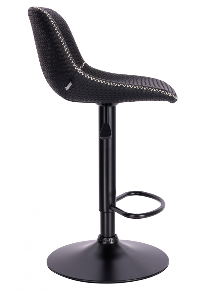 Барный стул Everprof Smile (Смайл) Black Экокожа Черный