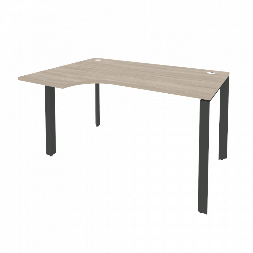 Onix Стол эргономичный левый на П-образном м/к O.MP-SA-2 (L) Дуб Аттик/Металл Антрацит 1380*980*750 Onix Стол эргономичный левый на П-образном м/к O.MP-SA-2 (L) Дуб Аттик/Металл Антрацит 1380*980*750