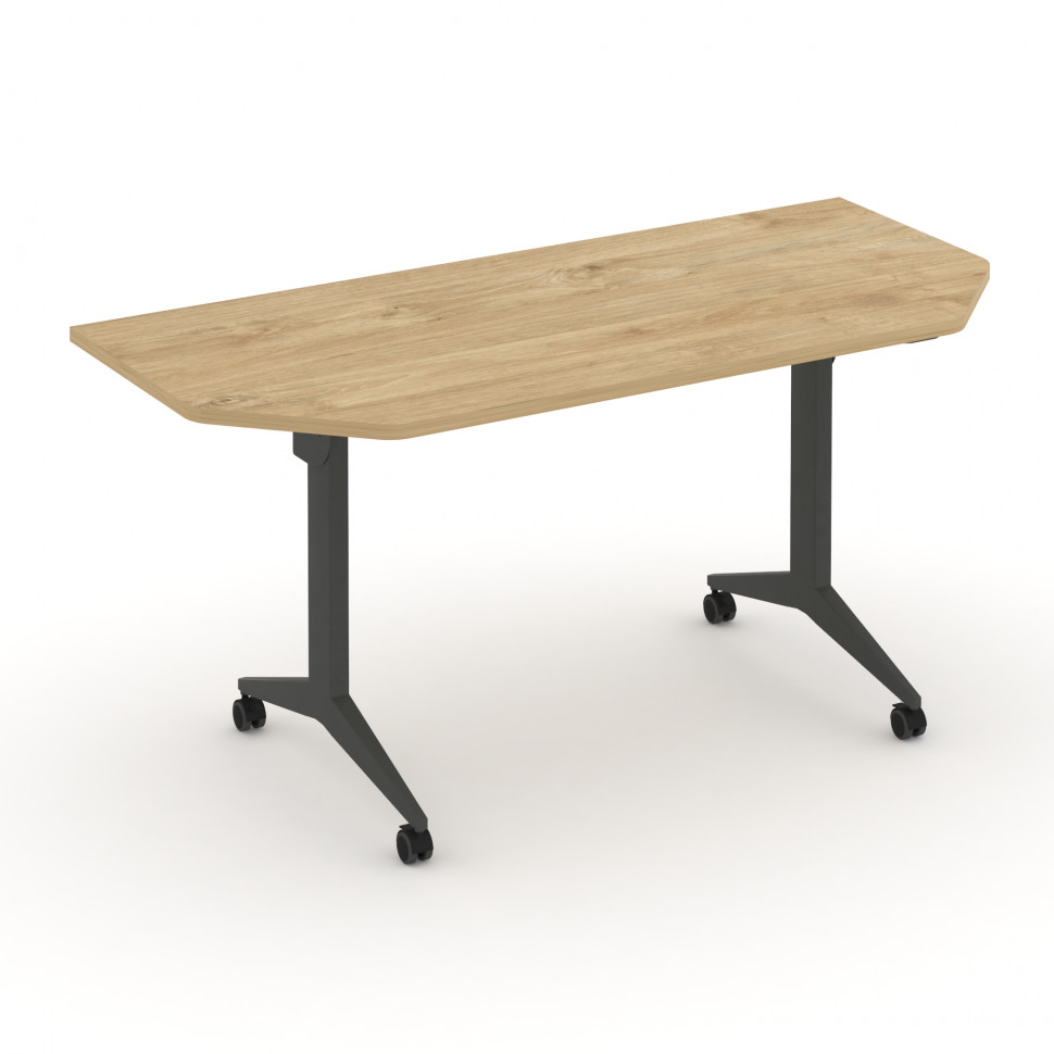 X-Pull Стол складной мобильный X.M-7.T2 Тиквуд Светлый/Металл Антрацит 1580*720*753 X-Pull Стол складной мобильный X.M-7.T2 Тиквуд Светлый/Металл Антрацит 1580*720*753