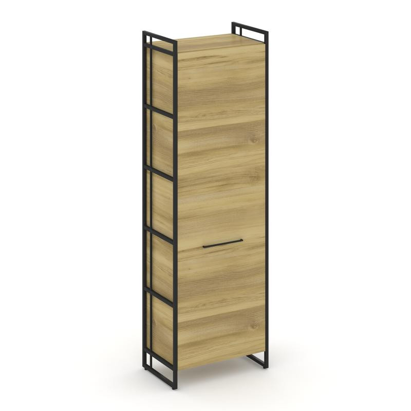 Rift Гардероб RF.GB-51 (L) Дуб Винченцо/Металл Черный/Черный Ручки 640*396*2010