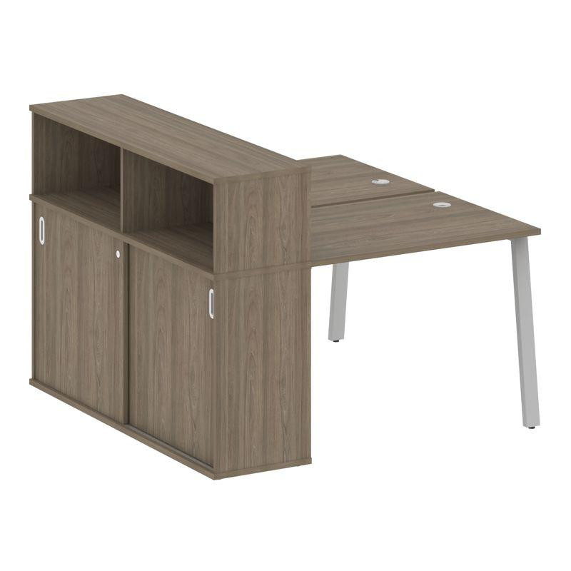 Metal System Рабочая станция с шкафом-купе на А-образном м/к БА.РС-СШК-2.1 Т Вяз Благородный/Металл Metal System Рабочая станция с шкафом-купе на А-образном м/к БА.РС-СШК-2.1 Т Вяз Благородный/Металл