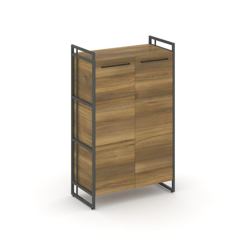 Rift Шкаф 3 ниши широкий RF.SS-31 Сандал Янтарный/Металл Антрацит/Черный Ручки 798*396*1286