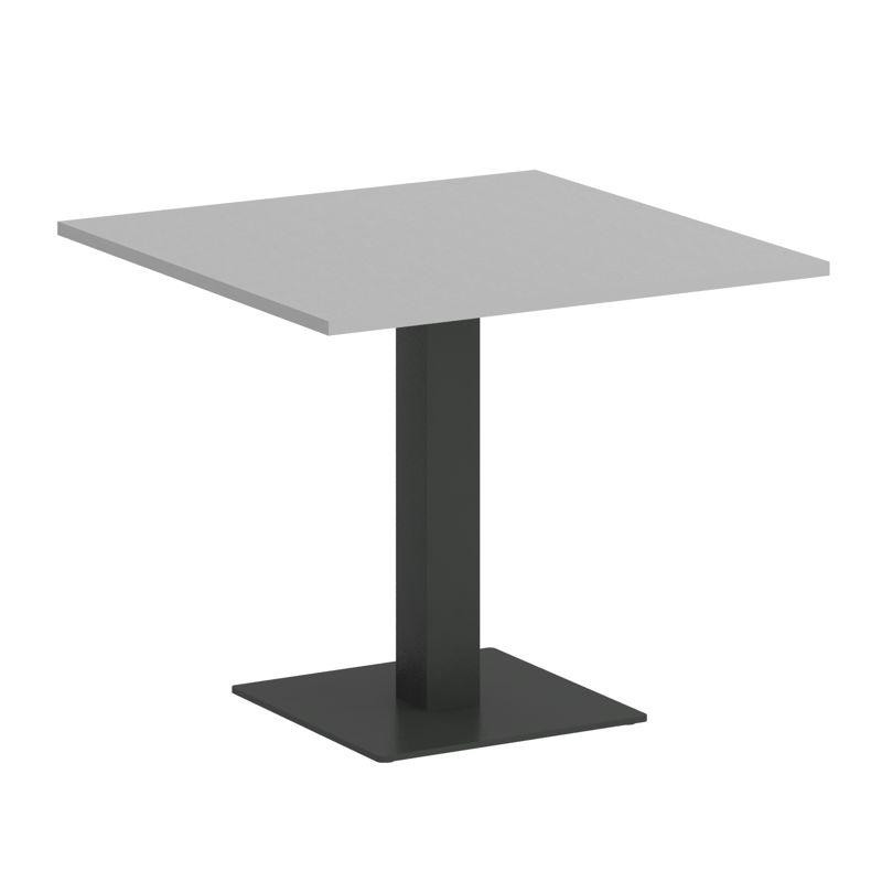 Riva Стол квадратный А.СПРГ-2 Серый/Металл Антрацит 900*900*750