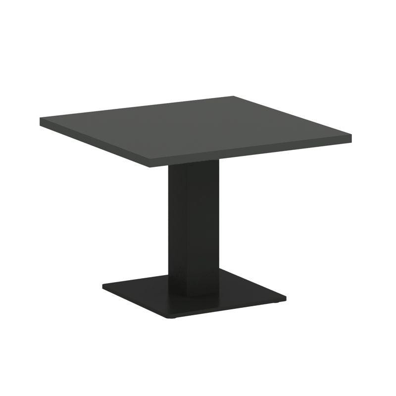 Riva Стол журнальный квадратный А.СЖ-2 Антрацит/Металл Черный 600*600*450