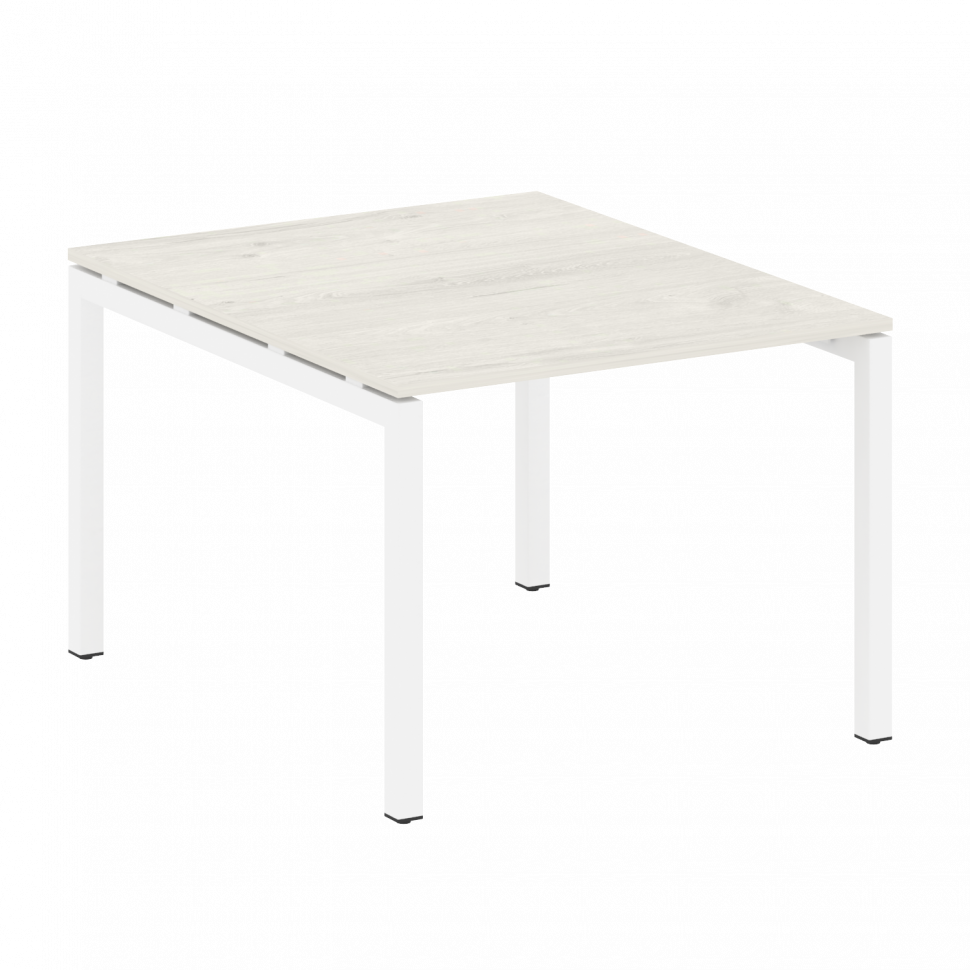 Metal System Quattro Переговорный стол (1 столешница) на П-образном м/к 50БП.ПРГ-1.1 Дуб Наварра/Мет