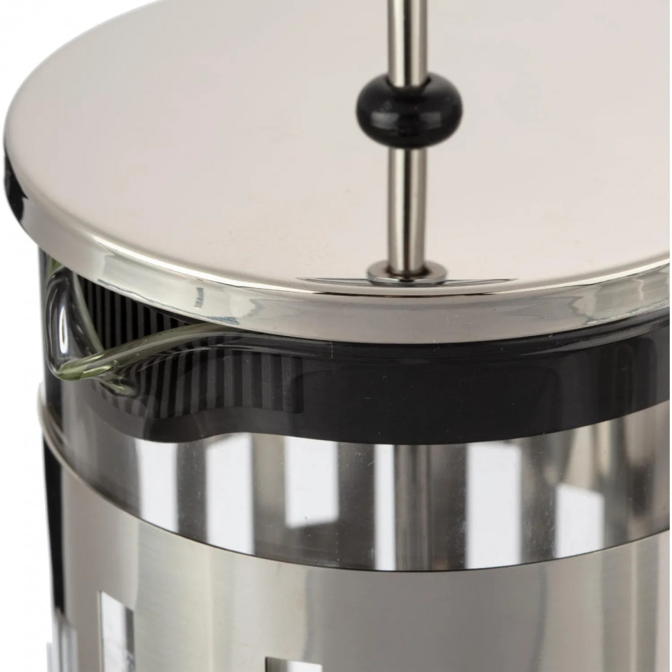 Френч-пресс 600мл Гедуко боросил.стекло, пластик ручка, нерж.сталь (B037)