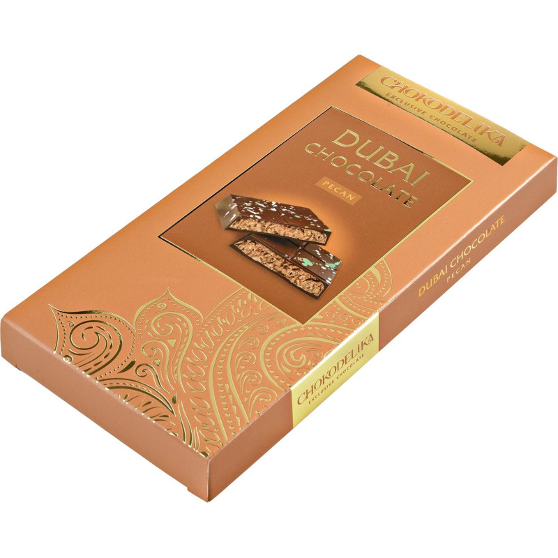 Шоколад молочный Dubai Pistachio с начинкой