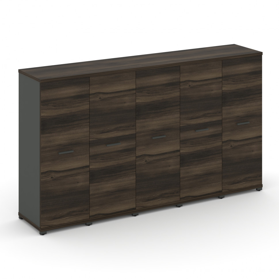 Concept Шкаф 5 узких секций, 3 ниши CN.STU-356 A Дуб Мали/Антрацит/Металл Антрацит 2084*420*1186 Concept Шкаф 5 узких секций, 3 ниши CN.STU-356 A Дуб Мали/Антрацит/Металл Антрацит 2084*420*1186