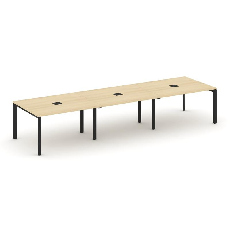 Style Project Стол переговорный SN-59P.SPRG-054 Акация Лорка/Металл Черный 4740*1180*750