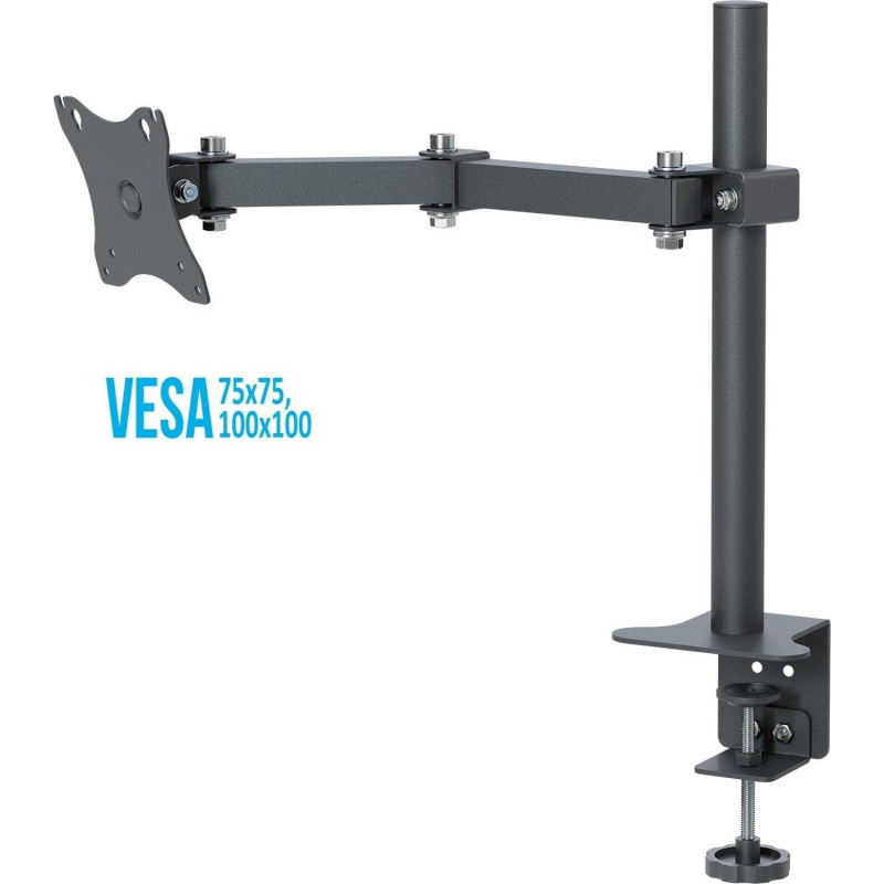 Кронштейн РЭМО_СНМ для 1 монитора 'К-501' настол наклонно-поворотный черный