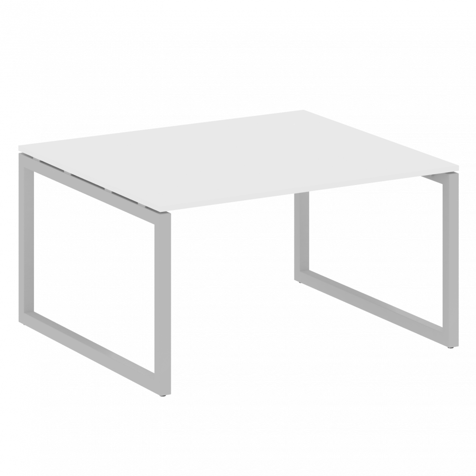 Metal System Quattro Переговорный стол (1 столешница) на О-образном м/к 50БО.ПРГ-1.3 Белый/Металл Се Metal System Quattro Переговорный стол (1 столешница) на О-образном м/к 50БО.ПРГ-1.3 Белый/Металл Се