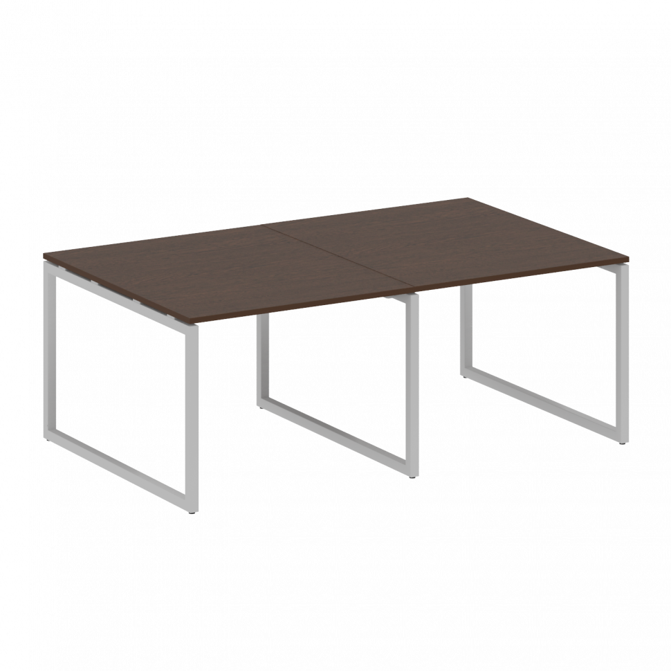 Metal System Quattro Перег. стол (2 столешницы) на О-образном м/к 40БО.ПРГ-2.1 Венге Цаво/Металл Сер Metal System Quattro Перег. стол (2 столешницы) на О-образном м/к 40БО.ПРГ-2.1 Венге Цаво/Металл Сер