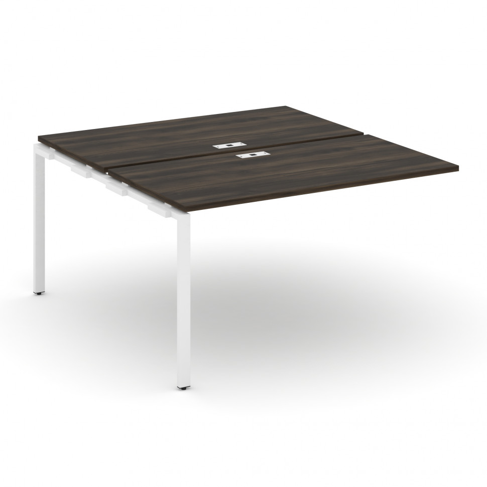 Concept Двойной наборный элемент рабочей станциии CN.DNRS-003 Дуб Мали/Металл Белый 1380*1480*750