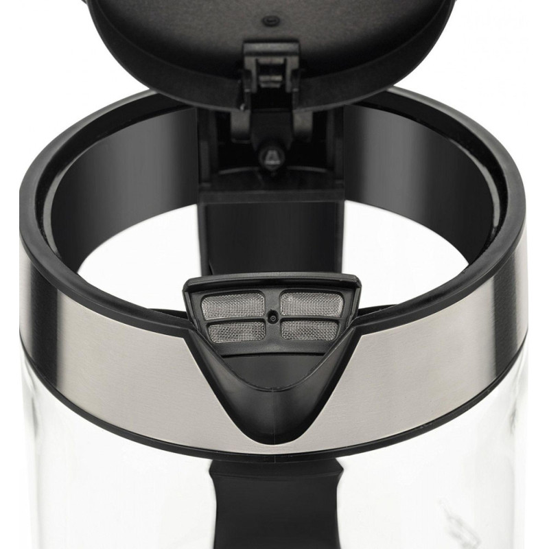 Чайник SCARLETT SC-EK27G101, 2200Вт, электрический 1.8л, стекло, сталь