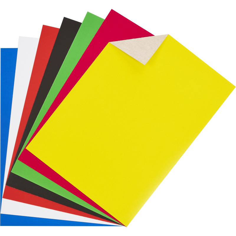 Картон цветной  8л.8цв.А4 мелованный Отличник