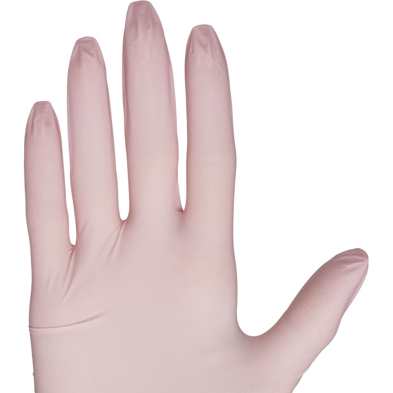 Перчатки нитрил., н/с, н/о,3,5гр./шт,роз. FOXY-GLOVES L 50п/уп ШК5515/08638