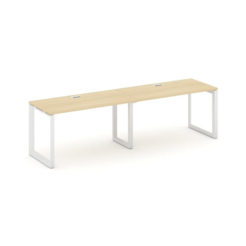 Style Project Рабочая станция односторонняя SN-59O.ORS-004 Акация Лорка/Металл Белый/Белый Заглушка