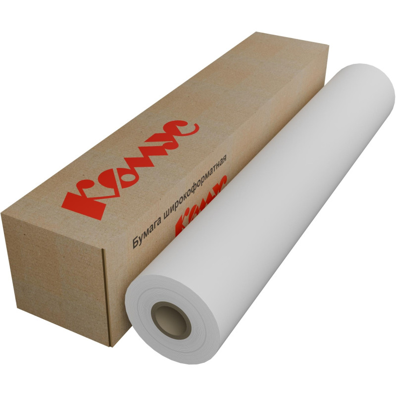 Бумага широкоформатная ProMEGA engineer Bright white 80г 841ммх150м 76мм