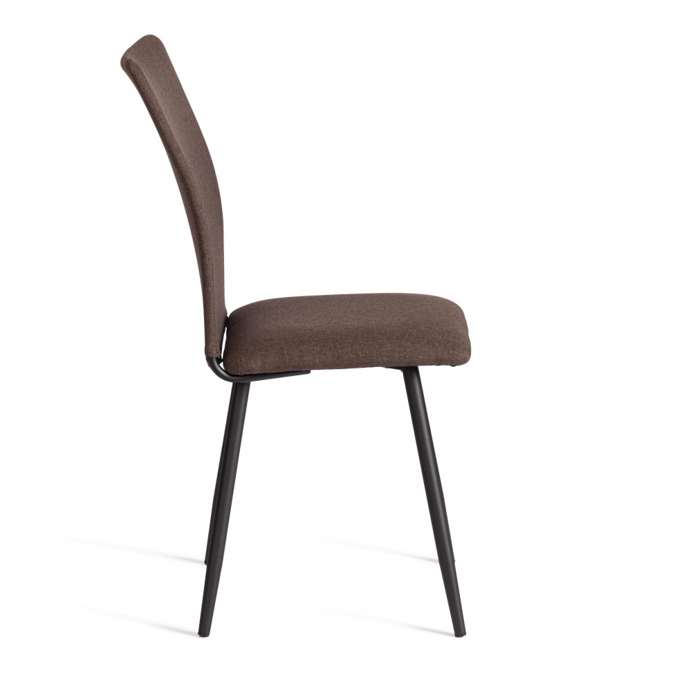 Стул обеденный La Rousse NEW, ткань рогожка, коричневый/черный, 3М7-147, 45x55x93 см