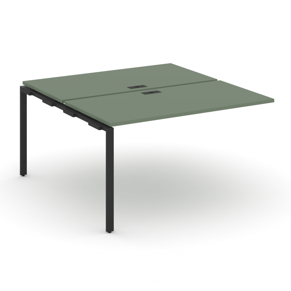 Concept Двойной наборный элемент рабочей станциии CN.DNRS-002 Кобо/Металл Черный 1180*1480*750