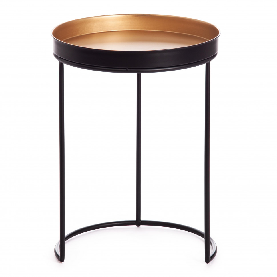 Набор столиков Secret De Maison RUNA ( mod. 11870 ) алюминиевый сплав, 30,5*30,5*48 см, черный/античная медь