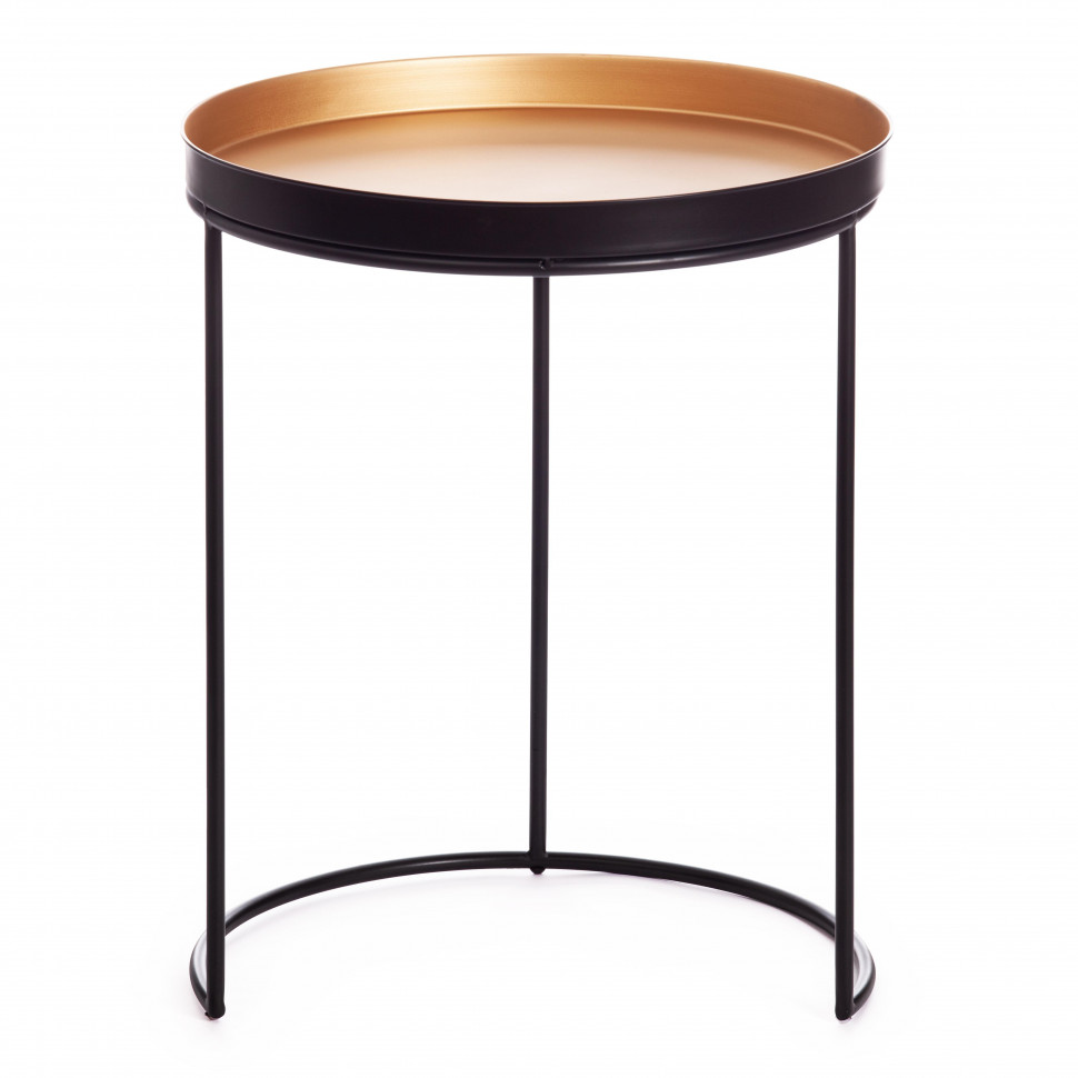 Набор столиков Secret De Maison RUNA ( mod. 11870 ) алюминиевый сплав, 30,5*30,5*48 см, черный/античная медь