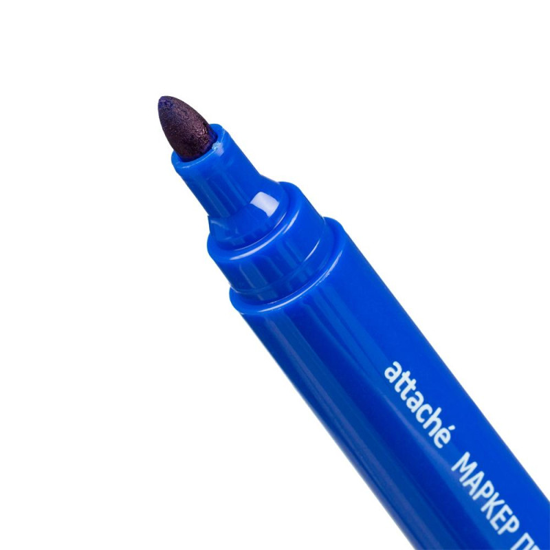 Набор маркеров перманентных Attache (син.,зел.,красн.,черн.)корпус в ассорт